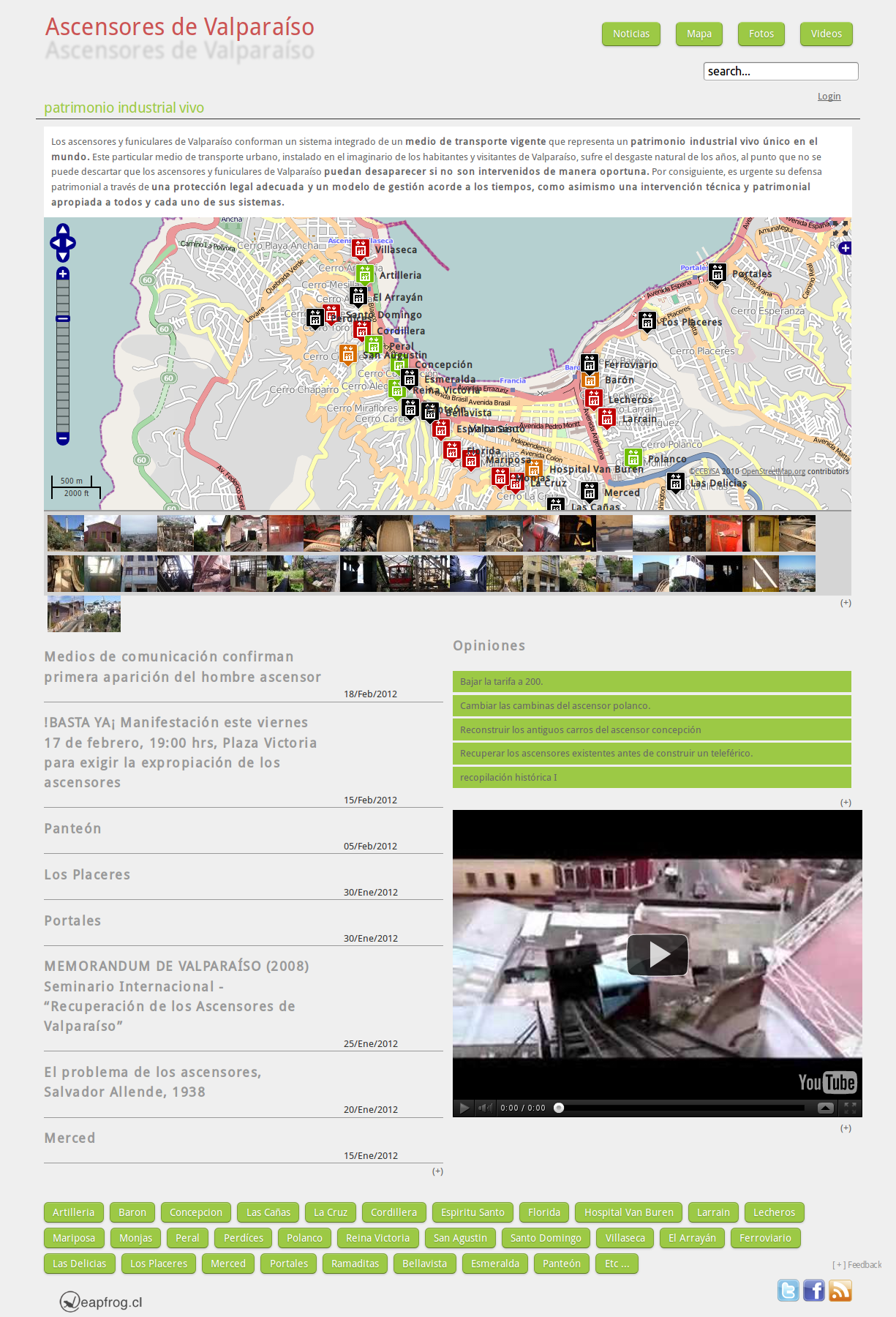 Elevators of Valparaiso