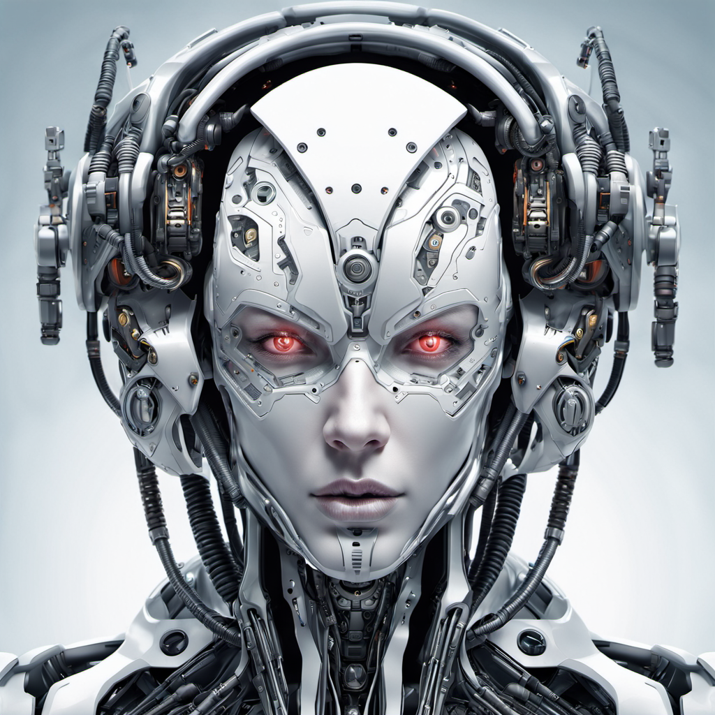 biomechanical style cyborg, blend of organic and mechanical elements, futuristic, cybernetic, detailed, intricate, Model: sd_xl_base_1.0, Refiner: sd_xl_refiner_1.0