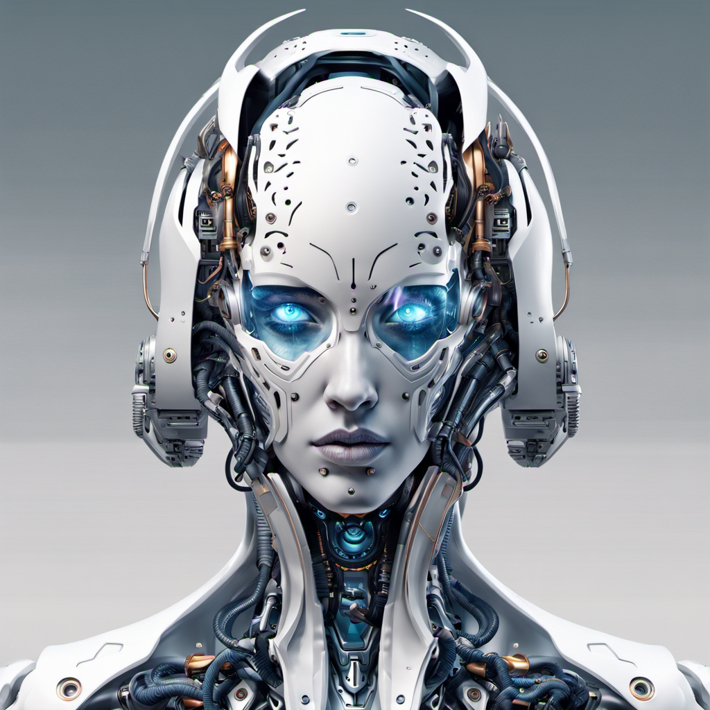 biomechanical style cyborg, blend of organic and mechanical elements, futuristic, cybernetic, detailed, intricate, Model: sd_xl_base_1.0, Refiner: sd_xl_refiner_1.0