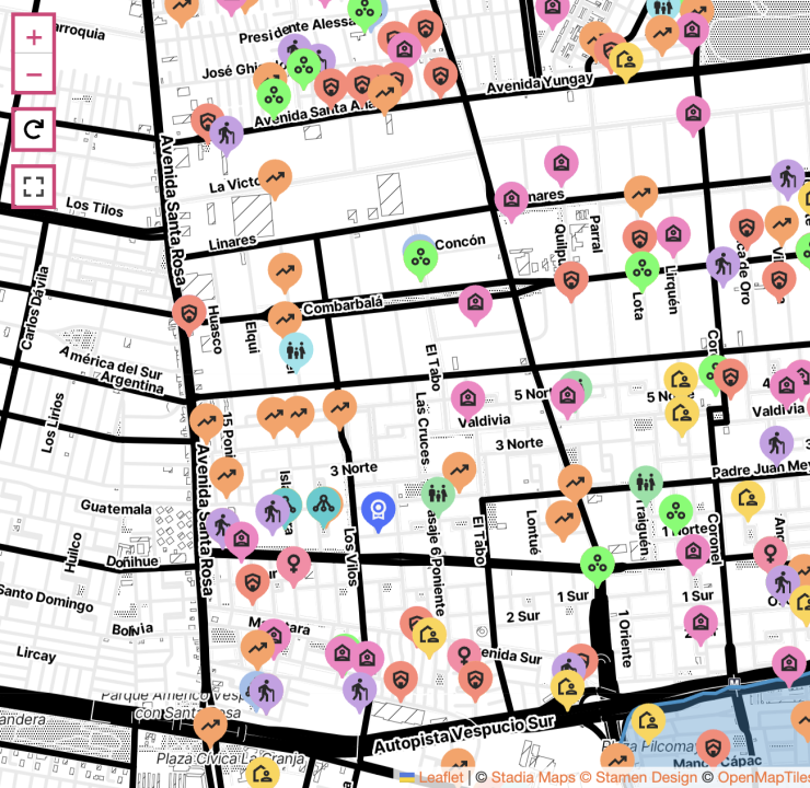 Mapa Organizaciones Sociales