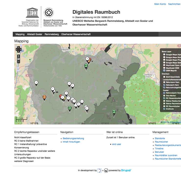 Digitales Raumbuch Harz 