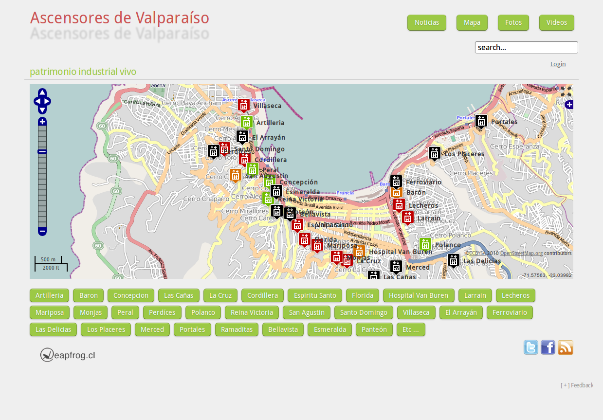 Elevators of Valparaiso